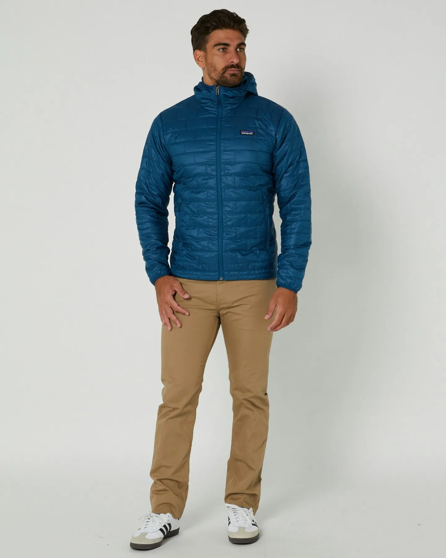 Patagonia Mens Nano Puff Hoody - Lagom Blue | SurfStitch