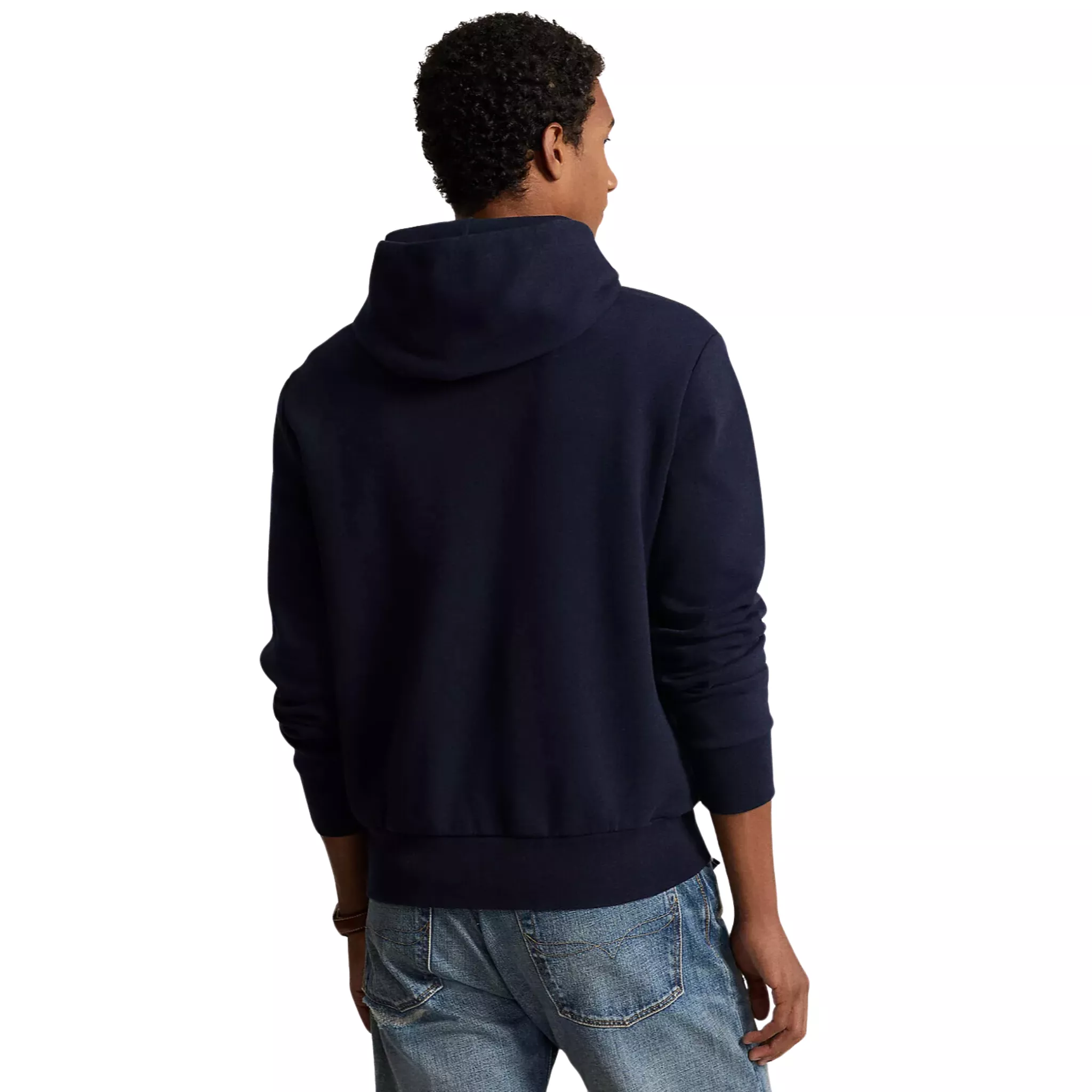 Polo Ralph Lauren Logo Double Knit Hoodie (Aviator Navy)