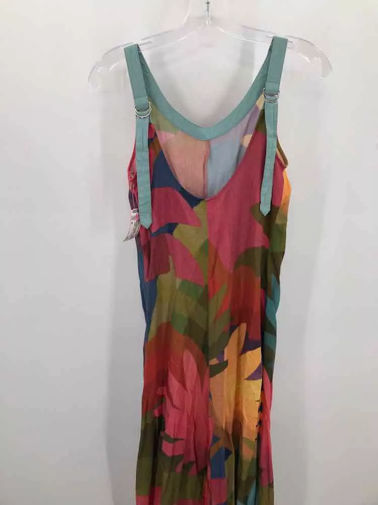 Pre-Owned Farm Rio Green Size XS Sleeveless Jumpsuit