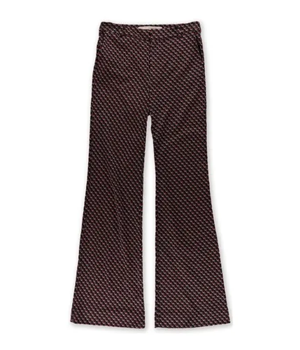 Rachel Roy Womens Geometric Casual Wide Leg Pants