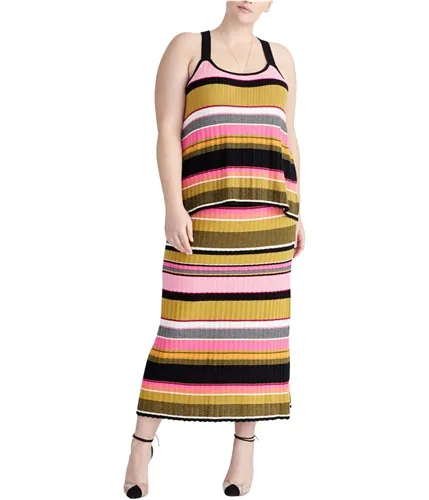 Rachel Roy Womens Striped Racerback Tank Top