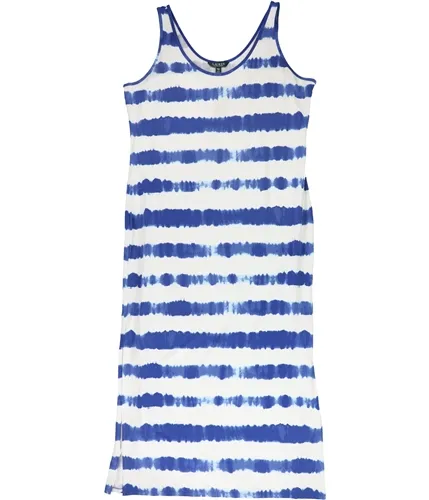 Ralph Lauren Womens Tiedye Stripe Tank Dress