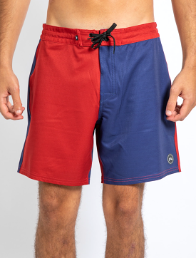 Rusty USA Capital 17 Boardshort Red/Navy RED/NAVY