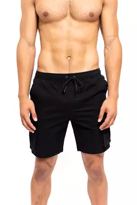 Rusty USA Studio Cargo 18 Elastic Walkshort Charcoal