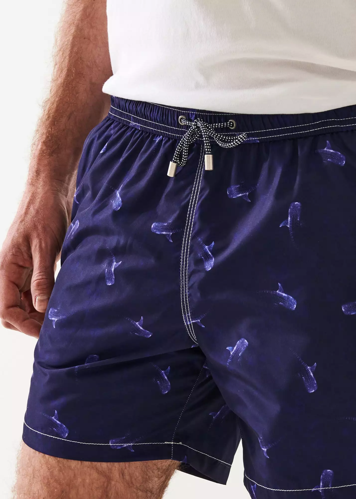 SHARK PRINT SWIM SHORT