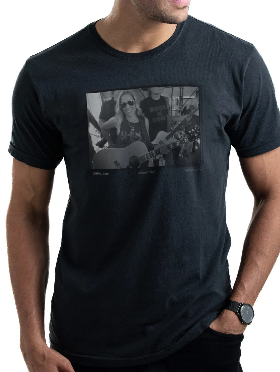 Sheryl Crow Tee - Faded Black