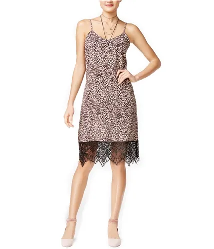 Shift Womens Leopard Slip Dress