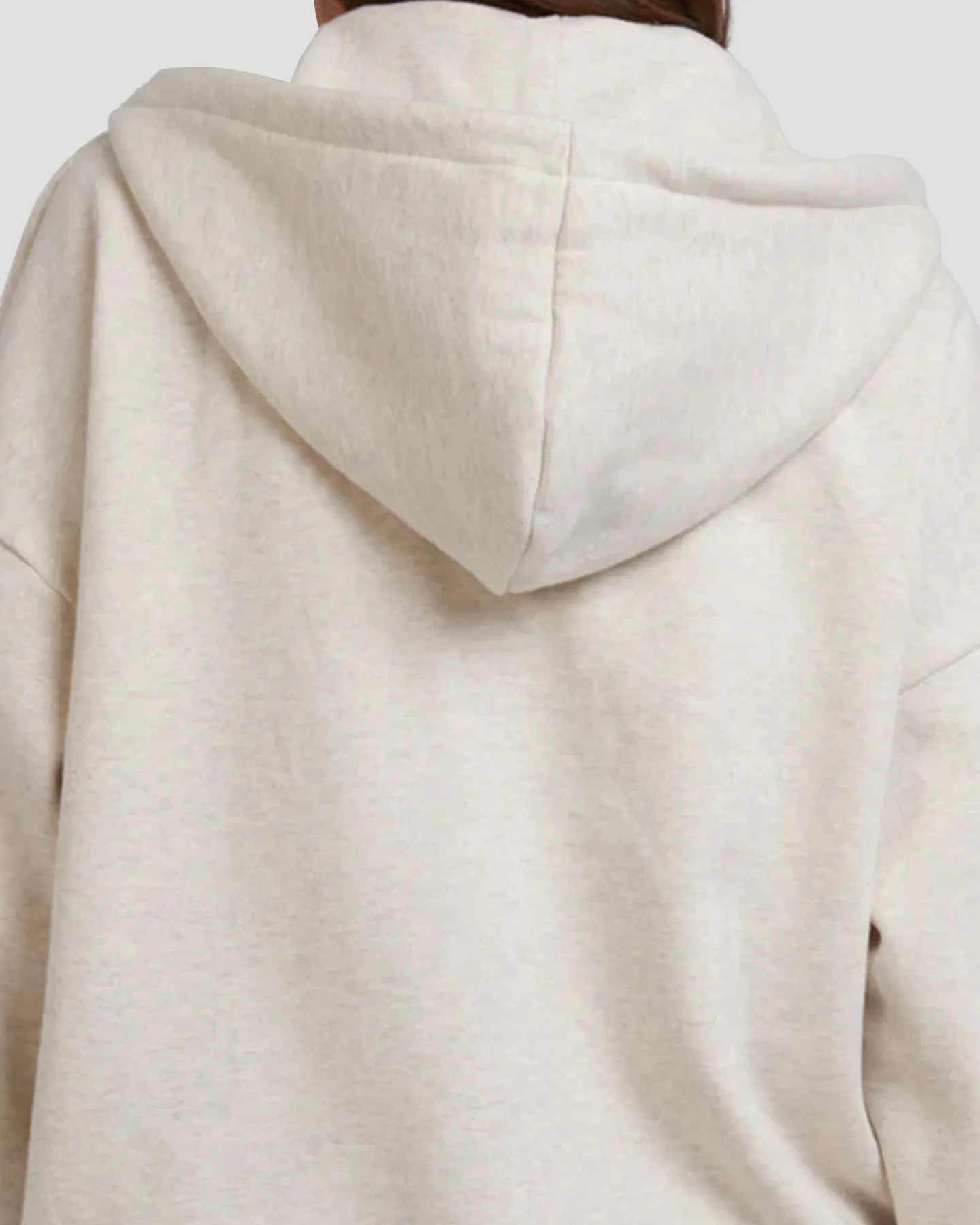 Silent Theory Oversized Zip Thru Hoody - Oatmeal | SurfStitch