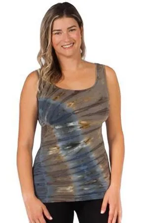 Skinny Tees Watercolor Tie Dye Tank