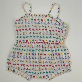 Stella McCartney Cotton Romper With Bow: 12 Months