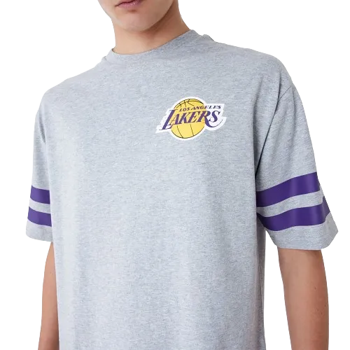 T-Shirt Oversize LA Lakers NBA Arch Graphic Grigia