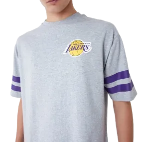 T-Shirt Oversize LA Lakers NBA Arch Graphic Grigia