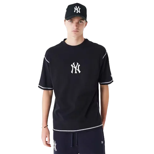 T-Shirt Oversize New York Yankees MLB World Series Nera