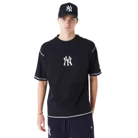 T-Shirt Oversize New York Yankees MLB World Series Nera