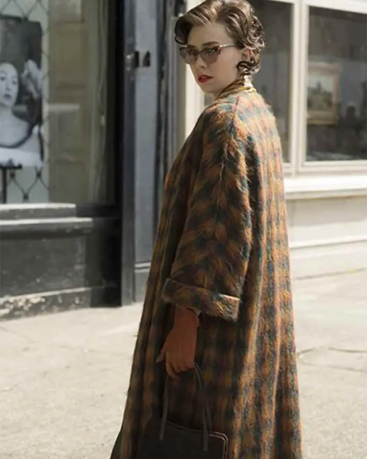 The Crown Vanessa Kirby Faux Fur Coat