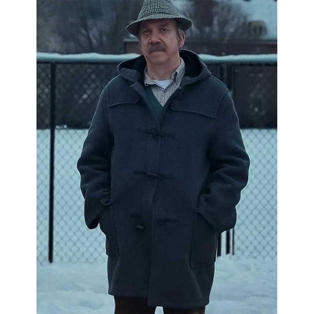 The Holdovers Paul Giamatti Coat