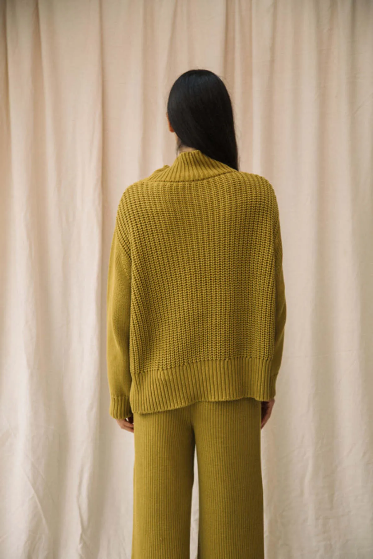 The Tora Sweater - Chartreuse