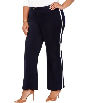 Tommy Hilfiger Womens Varsity Stripe Casual Trouser Pants