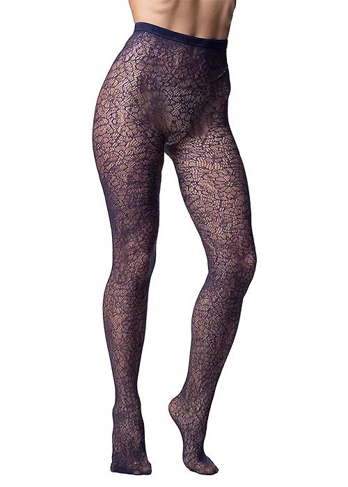 Trasparenze Shedar Floral Lace Net Tights ()