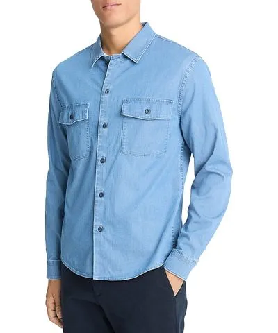 Vince Long Sleeve Button Front Shirt