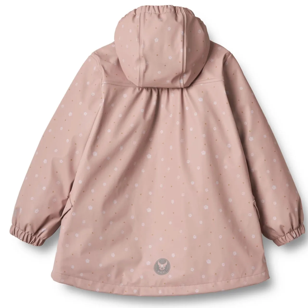 Wheat Thermo Rain Jacket Rika  Powder Rose  Flowers 4y