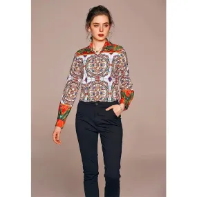 Women's Long Sleeve Blouses Casual Printing